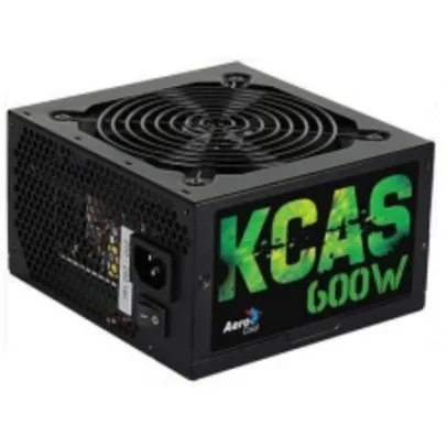 Fonte Aerocool KCAS 600W, 80 Plus Bronze, PFC Ativo, 64802