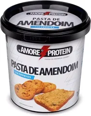 Pasta de amendoim integral c/ Cookies - RB Amore Protein - Pote 1,01kg 