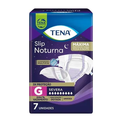 Fraldas para adultos Tena  Slip Noturna G x 7 u