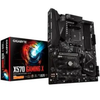 [Selecionados/APP] Placa-mãe Gigabyte X570 Gaming X, AMD AM4, ATX, DDR4 | R$1260