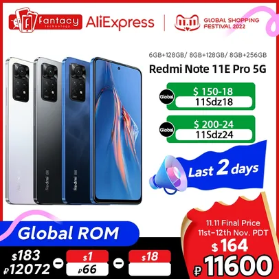 Smartphone Xiaomi Redmi note 11e Pro 5g