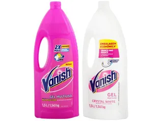 Alvejante Vanish Multiuso 1,5L + Alvejante Vanish - White 1,5L | R$25