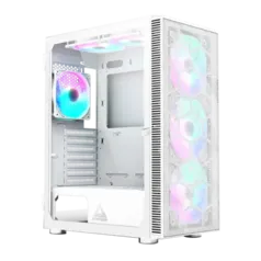 Gabinete Montech x3 MESH, Com 6 Fans RGB, Vidro Temperado