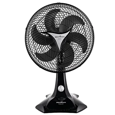 Ventilador Britânia Protect 30, 127v, Preto, 3 velocidades, Hélice de 6 pás, Potência 55W