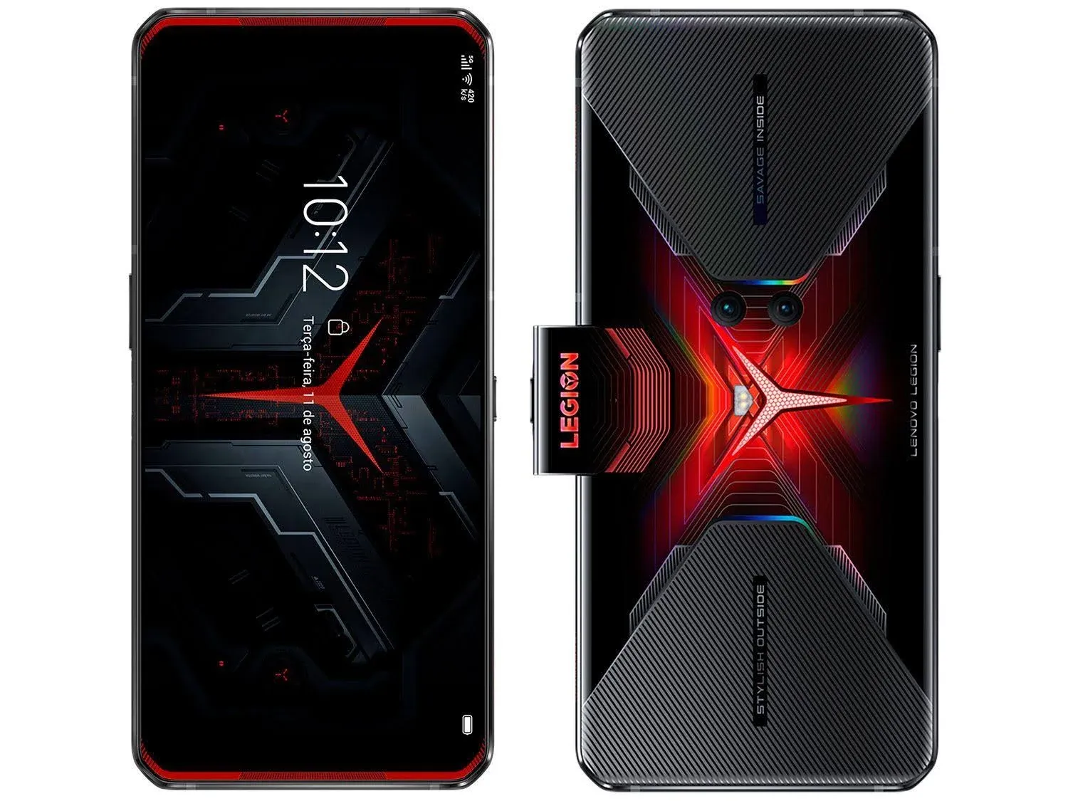 Imagem do produto Smartphone Lenovo Legion Phone Duel 256GB - Vengeance Red 5G 12GB Ram