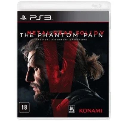 [Extra] Metal Gear Solid V: The Phantom Pain - PS3 EM OFERTA por R$ 59