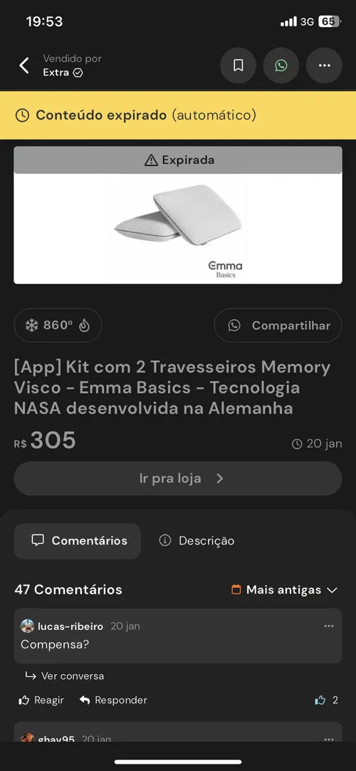 Imagen na descrição da promoção