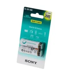 [PRIME] Pilha AA Recarregável - 2500mAh. - Sony (2 unidades) - NH-AA-B2GN