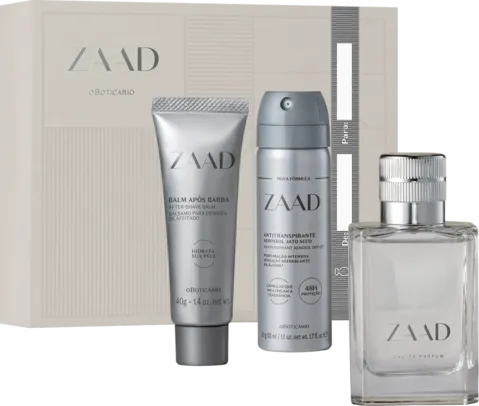 Conjunto Zaad o Boticário Especial Masculino (3 Produtos)