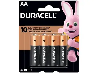 Leve 3 e pague 2 | Pilha Duracell AA Pequena Alcalina 4 Unidades | R$11