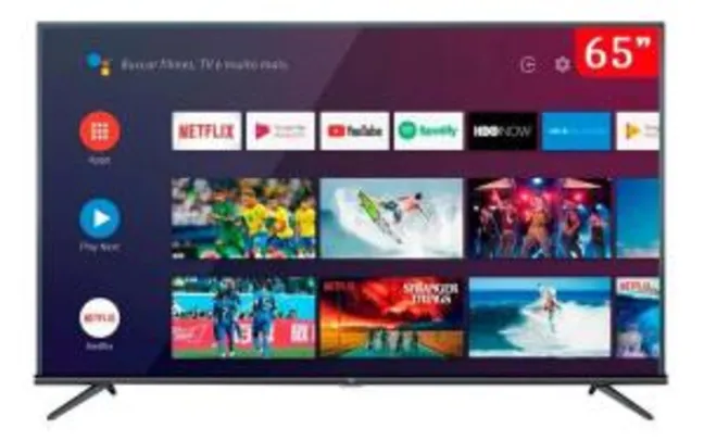 Smart TV TCL 4K 65" 65P8M | R$ 3.099