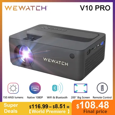 Projetor WEWATCH V10 PRO 