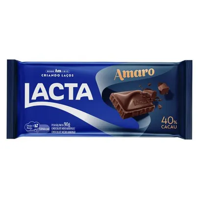 (3 unid.) Chocolate Amaro 40% Cacau 90g