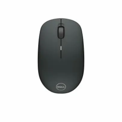 Mouse Óptico Sem Fio Wireless Dell WM126 Preto