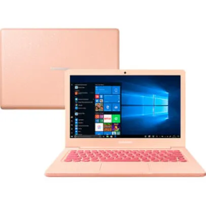 Saindo por R$ 1517: Notebook Flash F30 Intel Celeron 4GB 64GB SSD Full HD LED 13.3" W10 Coral - Samsung | Pelando