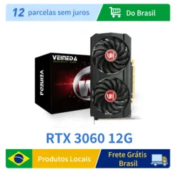 Veineda - Placa de vídeo RTX 3060, 12G GDDR6