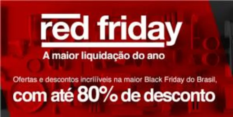 Começou o Red Black Friday no site das Lojas Americanas - produtos com até 80% de desconto
