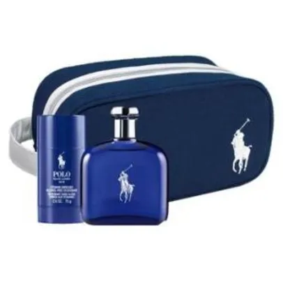 Ralph Lauren Polo Blue Kit Perfume Masculino EDT + Desodorante | R$ 359
