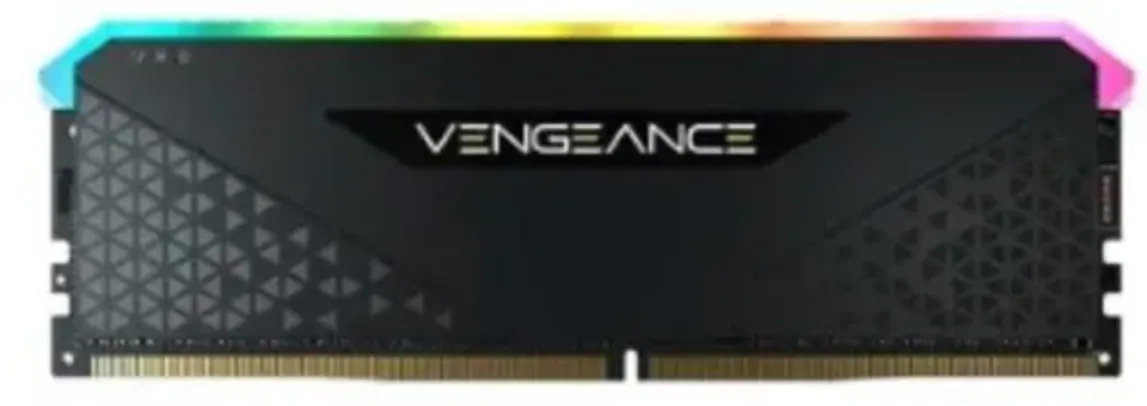 Memória RAM Corsair Vengeance RGB RS, 16GB, 3200MHz, DDR4, CL16, Preto - CMG16GX4M1E3200C16