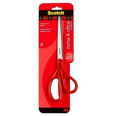 Scotch Tesoura de 20 cm para casa e escritório, ótima para uso geral (1408)