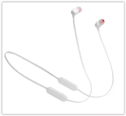 Fone de Ouvido JBL, In Ear, Tune 125BT, Branco