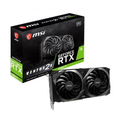 Placa de Vídeo MSI NVIDIA GeForce RTX 3060 Ti VENTUS 2X OC V1, LHR, 8GB GDDR6, DLSS, Ray Tracing