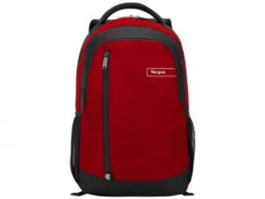 Mochila para Notebook até 15,6” Targus Sport - Vermelha e Preta | R$90