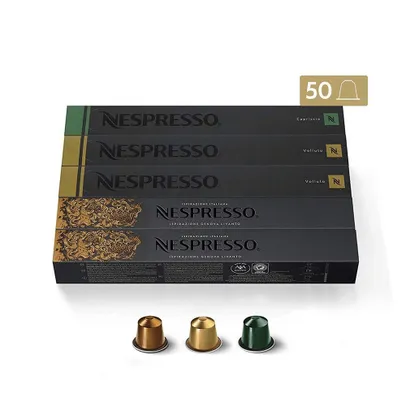 [AME R$78] KIT Nespresso 50 cápsulas