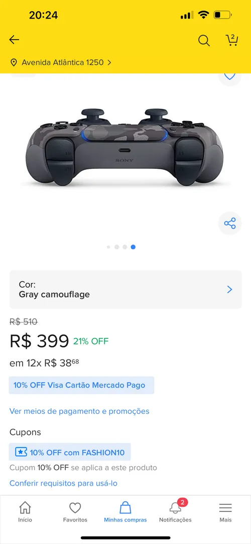 Imagen na descrição da promoção