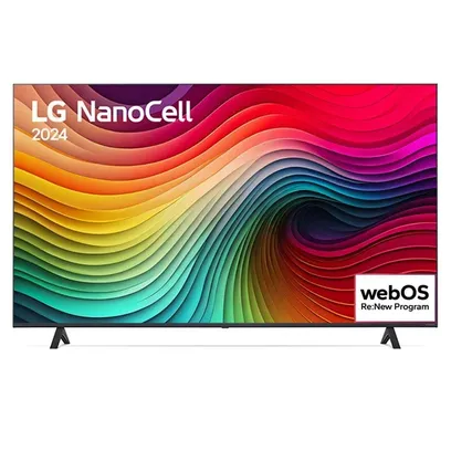 Foto do produto Smart Tv 4K LG NanoCell 75" Polegadas 75NANO80TSA, Processador A5 Ger7