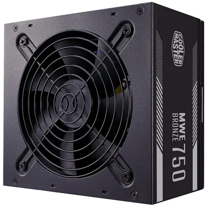 Fonte Cooler Master MWE Bronze, 750W, 80 Plus Bronze | R$500