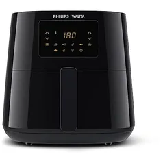 Philips Walita Preta Fritadeira Airfryer Essential XL Digital, 6.2L de capacidade, Garantia internacional de dois anos, 110V, 2000W (RI9270/90)