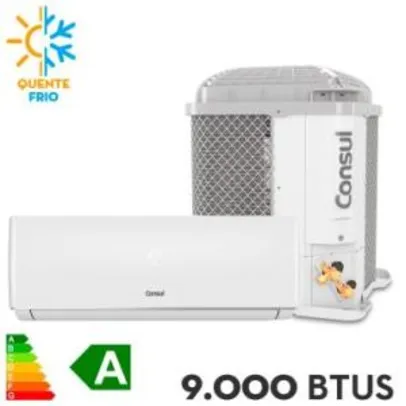 Ar Condicionado Split Consul 9.000 BTUs Quente e Frio - CBP09BB | CBQ09BB 220V - R$ 999