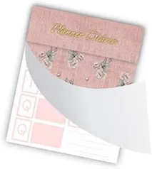 Bloco Planner, Redoma, Decor R447DC, Rosa R$21