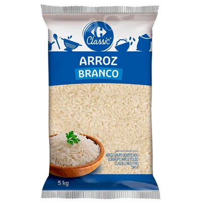 [Regional] Arroz Branco Carrefour 5Kg