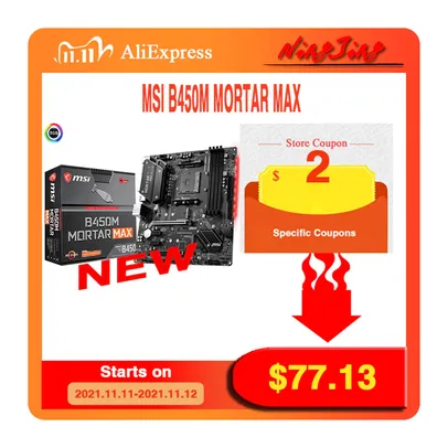 Msi b450m mortar max micro atx amd 