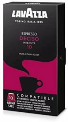 Saindo por R$ 11,99: (Amazon Prime) Lavazza Espresso Deciso - Cápsulas Compatíveis com Máquina Nespresso (Contém 10 Cápsulas) | Pelando