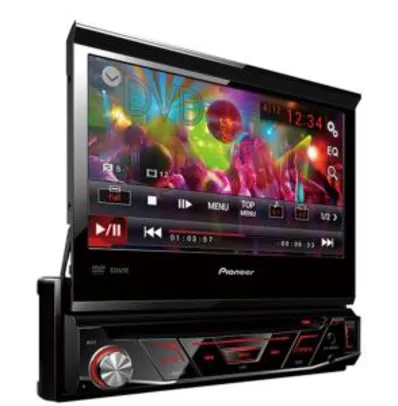 DVD Retrátil Pioneer modelo 7" AVH-3880DVD (FRETE GRÁTIS)