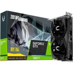 PLACA DE VIDEO ZOTAC GEFORCE GTX 1660 TI TWIN FAN 6GB