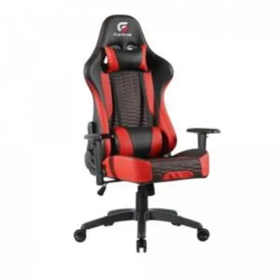 Cadeira Gamer FORTREK Cruiser Preta/Vermelha | R$1067