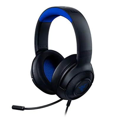 Fone de ouvido Razer Kraken X ultraleve para jogos: som surround 7.1 