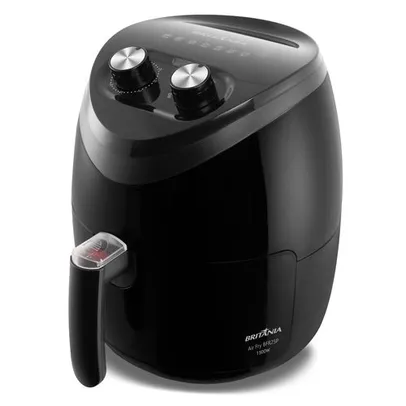 [AME SC R$ 182,39] Fritadeira Sem Óleo Air Fry Britânia BFR225P Preto  - 1500w