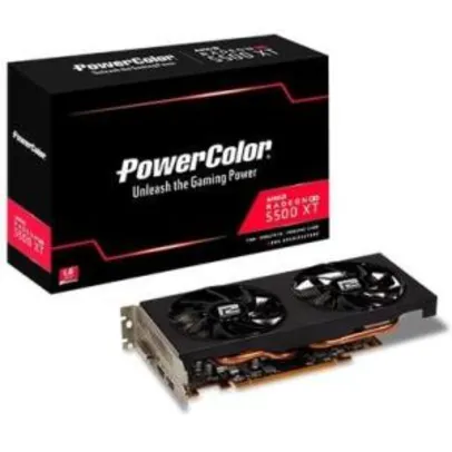 Placa de Vídeo PowerColor AMD Radeon RX 5500 XT, 8GB, GDDR6 - R$1399