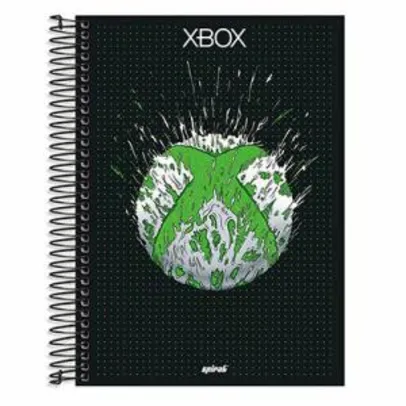 Caderno Xbox 200 folhas 10 matérias