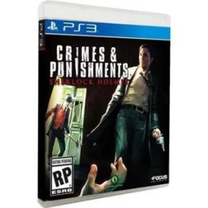 [Walmart] Jogo Sherlock Holmes: Crimes and Punishment PlayStation 3 - R$35