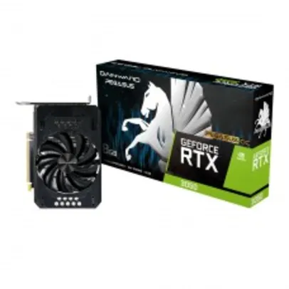 Placa de Vídeo Gainward GeForce RTX 3050 Pegasus, LHR, 8GB, GDDR6, DLSS, Ray Tracing, NE63050019P1-190AE