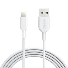 Cabo Lightning Certificado Apple MFi, Anker Powerline II, 1.8 metros - R$74