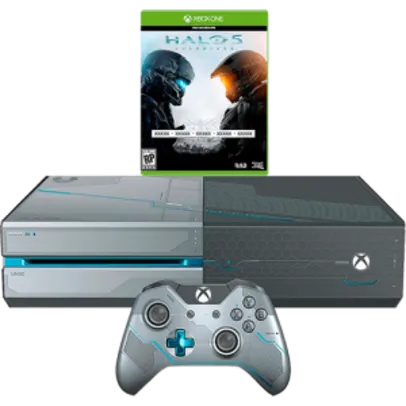[Submarino] Console Xbox One 1TB + Game Halo 5: Guardians + Brindes/DLCs - Edição Limitada