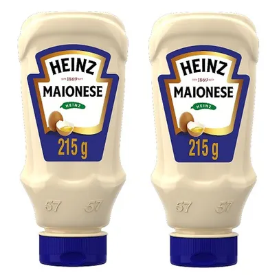 Kit 2 Maioneses Heinz Tradicional 215g