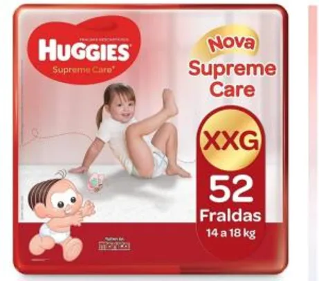 Fralda Huggies Supreme Care XXG 52 unidades